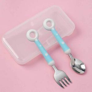 [기타]유아수저 세트 아기수저 어린이집수저 유아수저통 (WFFSL2E)