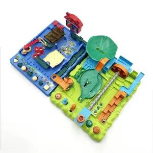 어린이 두뇌발달 액션 보드게임 워터파크 정글 어드벤처 테이블 게임 구슬 놀이 조작 장난감 완구