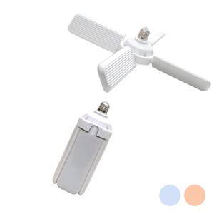 접이식 LED 바람개비 램프 60W 각도조절 회전날개 십자등 공장등 고와트 전구