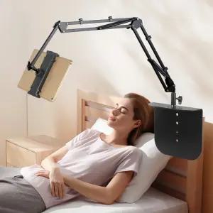 침대 태블릿 거치대 아이패드 갤럭시탭 높이조절 자바라 스탠드 OSA-T40N1L