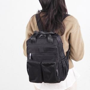 가벼운 생활방수 주머니 포켓 많은 출퇴근 나들이 탑핸들 무지 여행 책가방 백팩