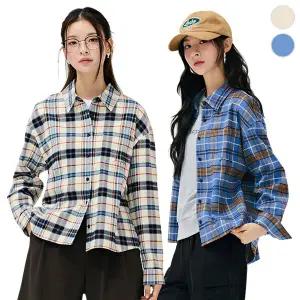 (체이스컬트) MODERN 체크 SHIRT/2Color