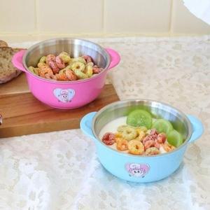 [기타]에스더버니 스텐식기 보울 그릇 안전핸들 (WFGQEZQ)