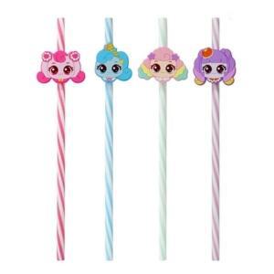 [기타]피규어 빨대 세콤달콤 음료 빨대컵 (WFGQF7L)