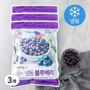 곰곰 냉동 블루베리, 1kg, 3개 one option