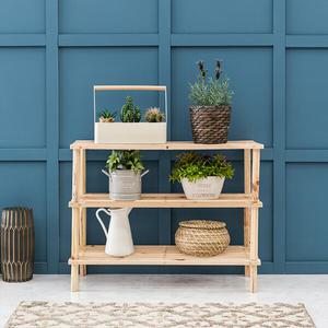 미래퍼니처 호호미 원목 3단 선반