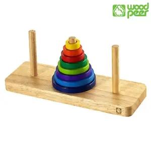 [학습교구] 하노이탑(8단 WOOD)