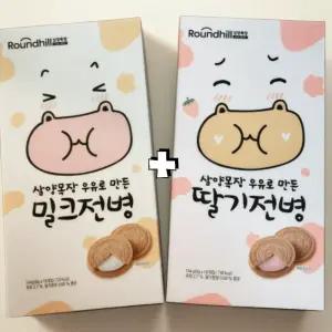 삼양식품 삼양목장 우유로 만든 밀크전병 18입 딸기전병 18입