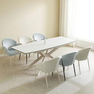 나한트 반자동 확장형 포세린 세라믹 2000 6인 식탁세트1