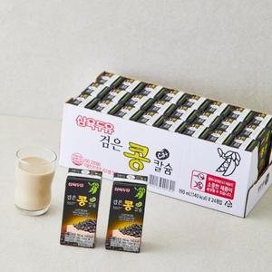 (다올)검은콩칼슘 140mL 삼육두유 24팩 음료 두유 콩 간식