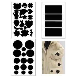 3종 블랙 패딩 의류 수선 패치 셀프 수선 스티커 1매 가방 테이프 리폼 셀프 구멍난 수선 패치 패딩