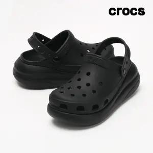 크록스 크러쉬 클로그 성인 샌들 블랙 207521-001