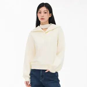 [체이스컬트] 여성 숄카라 맨투맨 티셔츠-EARG5167B0A