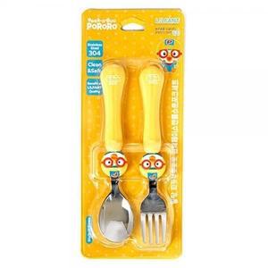 피카부뽀로로 입체페이스핸들 스푼포크세트