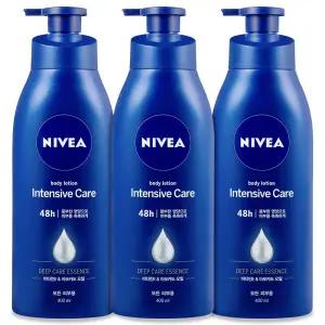 니베아 인텐시브 바디로션 대용량 바디크림 400ml x3개