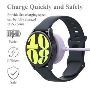 USB Watch Charger For Galaxy Watch 7 6 5 4 40mm Charging Dock For Galaxy Watch 3 41mm 45mm/Watch 5 Pro 45mm Active 1