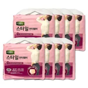 디펜드 스타일 언더웨어 성인 팬티 기저귀 패드 여성 슬림 중형 10매x8팩
