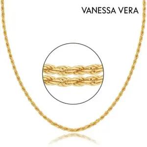 바네사베라 18K 베이직 로프체인 목걸이