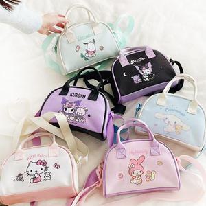 산리오 보스톤 크로스백 가방 / 시나모롤 쿠로미 마이멜로디 포차코 헬로키티 소지품가방