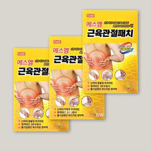 에스엠 근육 관절패치 혼합형 24매입x3개/토르마린패치