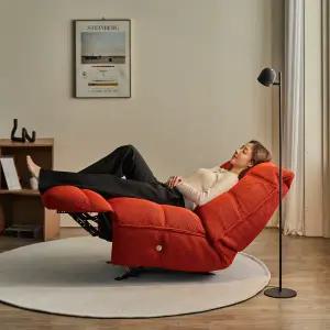 [롯데백화점]헤르짐머 렌토 1인용 전동 리클라이너 흔들의자 패브릭 싱글 소파 5COLOR