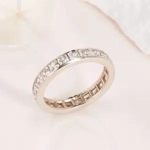 18K 큐빅 지르코니아 테니스 반지 SRS41057