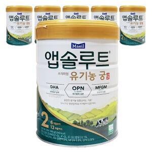 매일유업 앱솔루트 유기농 궁 2단계 800g 6개