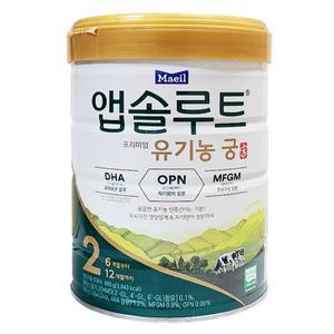 매일유업 앱솔루트 유기농 궁 2단계 800g