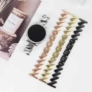 타임스토리 갤럭시워치 지그재그 스트랩 메탈 시계줄 워치8 7 6 5 4 3 액티브2