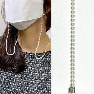 [셀러허브 패션][JH2121T9_52CC]진주 비즈 구슬 체인 마스크줄 마스크끈