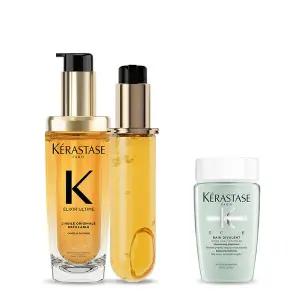 [케라스타즈](강남점)[12월] 엘릭서 얼팀 오리지널 헤어오일 75ml + 리필 75ml 세트