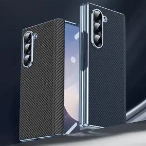 갤럭시Z폴드7 Z폴드6 Z폴드5 Z폴드4 제트 지 카본 패턴 힌지보호 슬림 하드 핸
