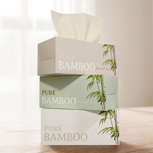 휴홈 먼지없는 무표백 순수 대나무 티슈 200매 9개