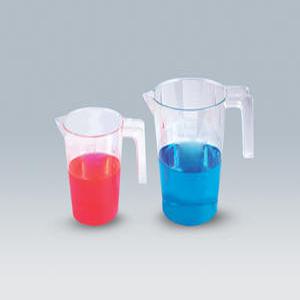 [더원사이언스] 플라스틱컵 (손잡이 비커) 500ml, 반투명 KSIC-25305/25305/플라스틱컵/과학영재/과학교구