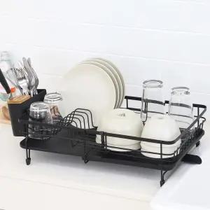 노빌리움 노바 스테인레스 익스텐드 1단 식기건조대 물빠짐 싱크대 선반 그릇 정리대