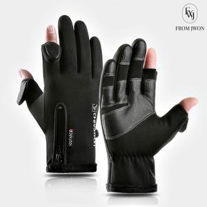 라이더 장갑 겨울 기모 손가락 터치 방한 등산 자전거 캠핑 낚시 배달