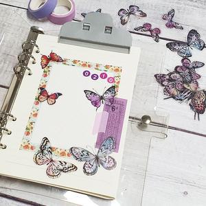 보라색 나비 스티커 인테리어 꾸미기 포인트 장식 데코스티커 40P 세트