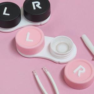 [기타]고품질 단색 렌즈 케이스 렌즈통 렌즈케이스 렌즈보관 렌즈휴 (WFHO42E)