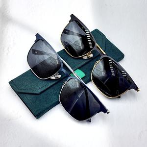 글라스렌 가벼운 하금테 티타늄 선글라스 사각 편광 낚시 골프 남자 선글라스 TSGL17