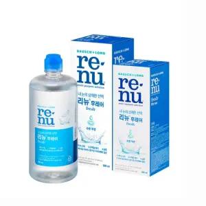 리뉴 후레쉬 500ml x 1개 + 후레쉬 355ml x 1개 소프트 렌즈 세척액