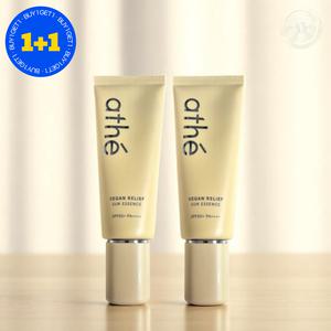 아떼 선 에센스 톤업 선크림 비건 릴리프 SPF50+ 40ml 2개