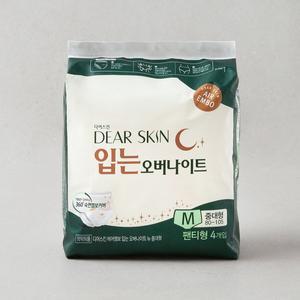 디어스킨 에어엠보 입는오버나이트 중대형 4P