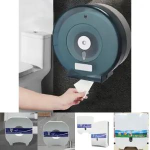 점보 롤 휴지케이스 블루+블랙/욕실/휴지/걸이/점보롤/디스펜서/화장지/롤휴지/케이스/화장실/롤화장지