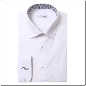 [대구백화점] [듀퐁셔츠]터치감이 좋은 화이트 일반핏셔츠(SE4FM12LS907SWH)