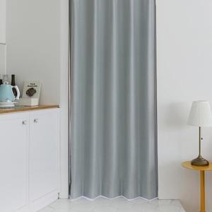빛차단 암막커튼 라이트그레이 75x230cm 1장 나비주름 국산커튼 예쁜커튼 아이방커튼 사계절커튼