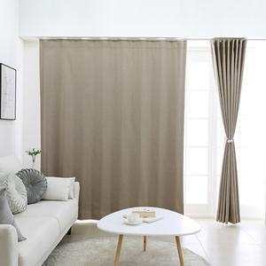 거실 암막커튼 75x230cm 1장 나비주름 베이지 사계절커튼 호텔식커튼 국산커튼 주문제작커튼 예쁜커튼