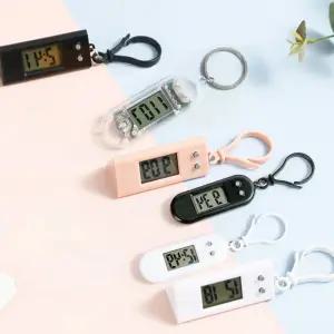 미니 휴대용 전자시계 열쇠고리 가방 악세서리 시계 휴대 간편