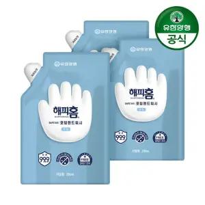 해피홈 SAFE365 핸드워시 리필형 무향 200ml x 3개