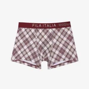 [휠라 언더웨어] 트렌디 체크 남성 드로즈 (FI4DRF6640M_DWN)