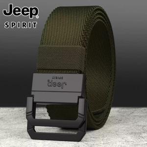 JEEP 지프 남자 캐주얼 벨트 가벼운 버클 등산 청바지 벨트